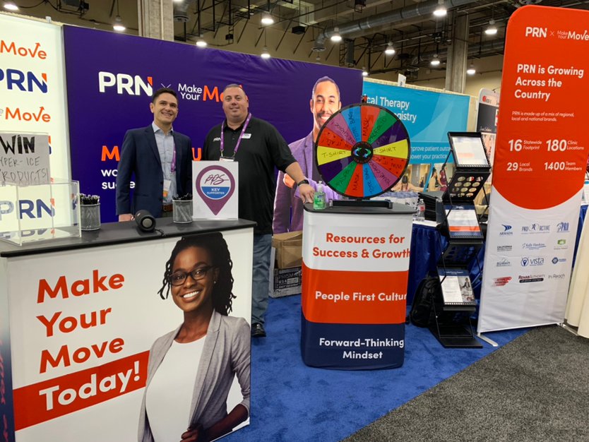PRN_therapy's tweet photo. We’re kicking off night one of the 2021 Private Practice Section (PPS) Annual Conference and Exhibition in Dallas, Texas! #PPS2021 #PPSDallas #AmericanPhysicalTherapyAssociation #APTA https://t.co/fA574PaQDW