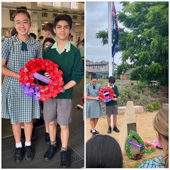 mievdow's tweet photo. Remembrance Day 2021: Class liturgies and wreath laying. https://t.co/igotUfUC4f