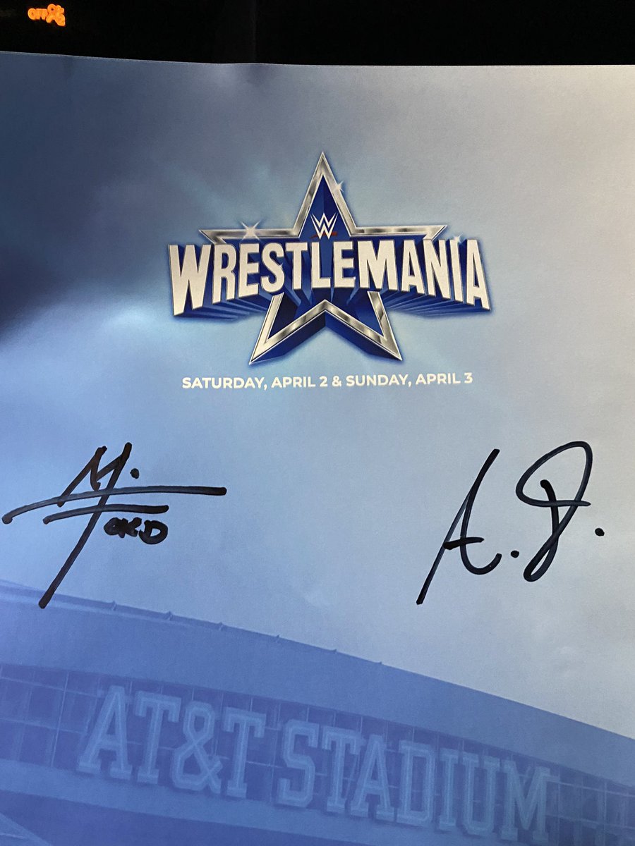 camd1zzle's tweet photo. Tonight’s #WrestleMania On-Sale Party was my first wrestling related event since Frank passed away and everyone I met asked about the shirt I wore in his honor. It was emotional for me tbh. Street Profits are true down-to-earth guys (Montez is the REAL King of Drip) and Doudrop https://t.co/8YqQaoLZzG