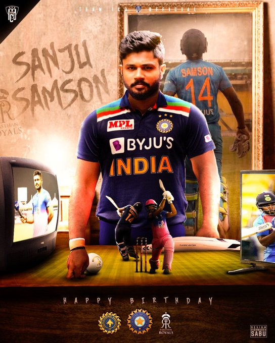 Happy birthday King Sanju Samson 