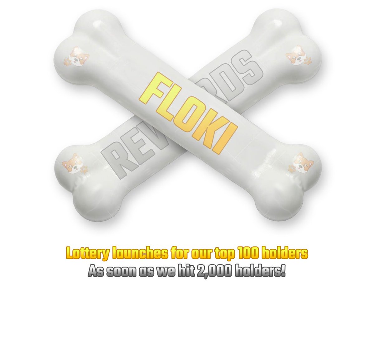 FlokiRewards's tweet photo. At 2000 holders we will launch the $FLOKIRDS #lottery #win #FLOKI &amp; #SHIB just for holding @FlokiRewards 

*To qualify you have to be a top 100 holder.
A snap shot will be shared before announcing the winner #live by using a random generator.

https://t.co/hNTgxMjKII https://t.co/ZOB8vTl1wj