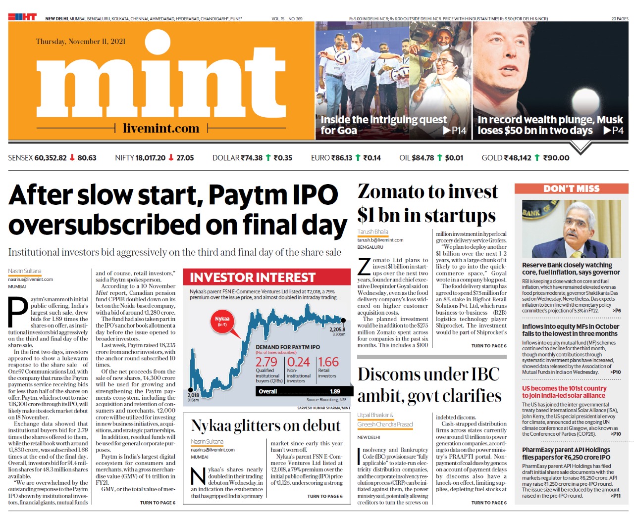 Nse paytm ipo