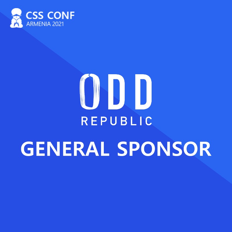 cssconfam's tweet photo. Welcome @Odd_Republic1 first NFT based freelance platform, where your ideas come to life with our epic community of NFT creators as our GENERAL SPONSOR 😏
#CSSConfAM21 🧘