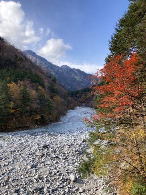 22年黒部峡谷トロッコ電車 紅葉 見頃 おすすめ紅葉スポット 旅兵衛ブログ
