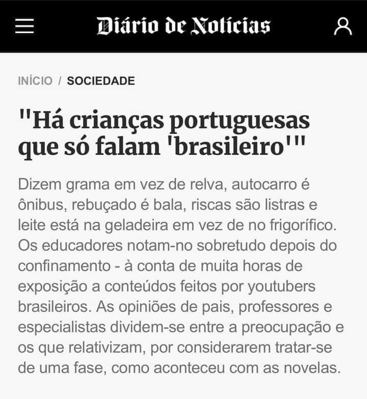 roubou nosso ouro e nós roubamos suas crianças fica esperto portugal
