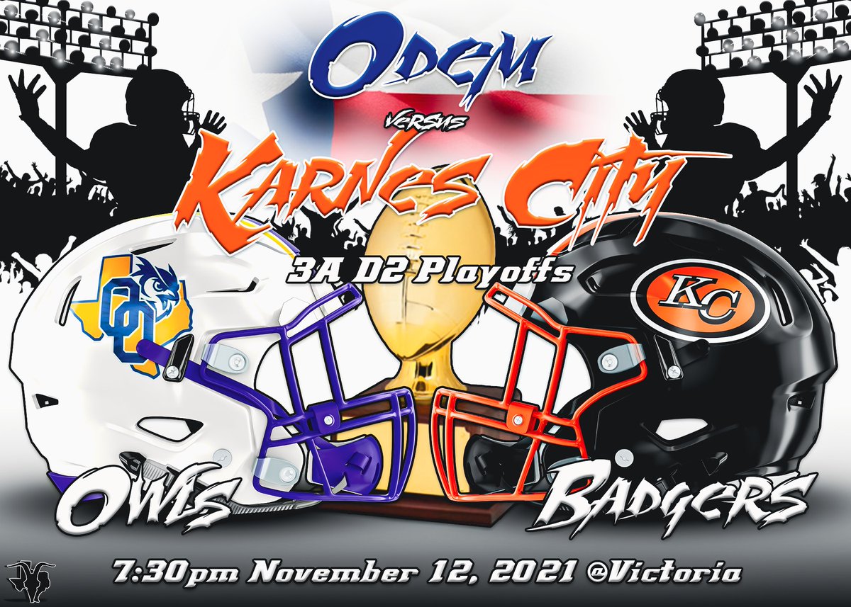 🚨Playoffs - Round 1🚨Odem Owls vs Karnes City Badgers🏈WHO WINS???👀🍿