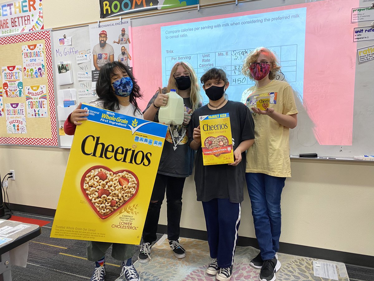 If you have extra milk, could you send some over for @msgriffin15 and @emilieeisenberger’s 6th graders? These ratios are way out of balance! But scaling has never been more delicious! #buildingrelationships #everythingspossiblebsd #BSDPride #PublicSchoolProud #BSDWhittier