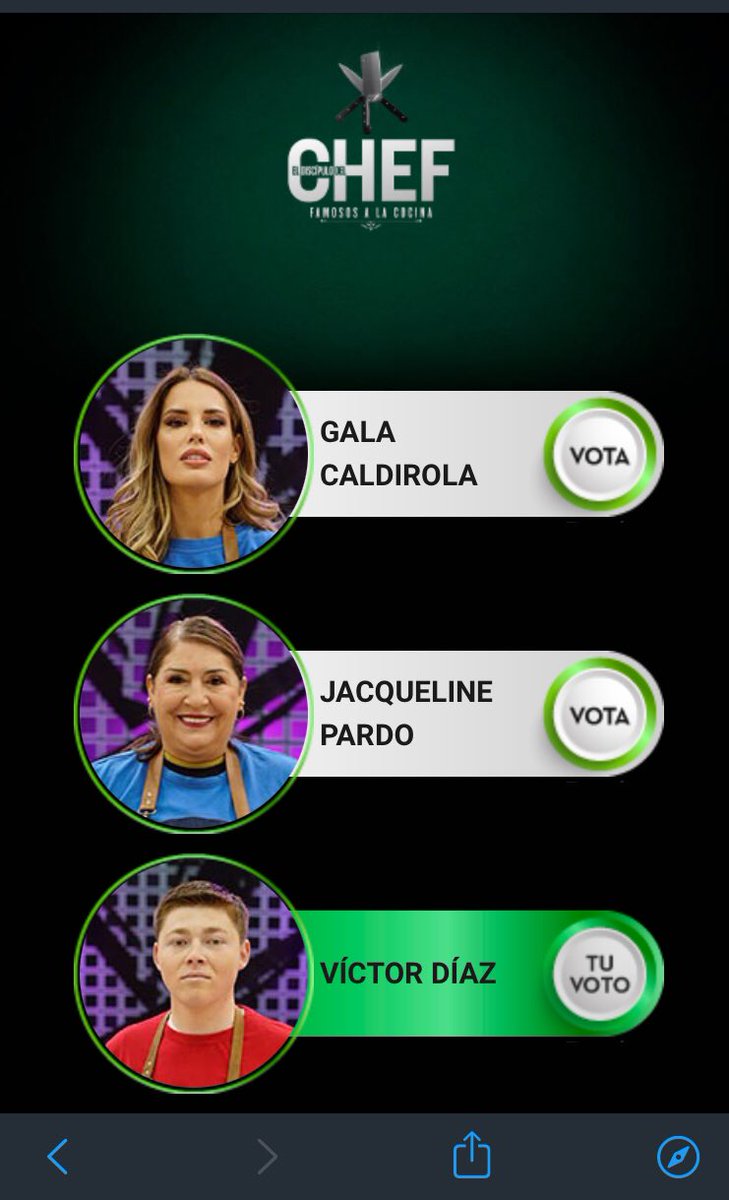 ClauditaCerda's tweet photo. Vamos por Víctor!!  💪💪 merece ganar #ElDiscipuloDelChefCHV  a votar en https://t.co/cxV42zzYGl https://t.co/gaGp9wnYoT