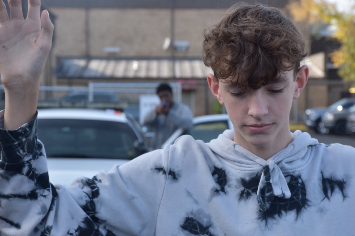 starrett_ms's tweet photo. Okay, how cool are these pics? Shoutout to Mr. Picklesimer and his class for coming and snapping these! Also, just to brag on my CJ1s, all have showed amazing improvement in their skills over the last couple weeks. Feeling good going to competition tomorrow!❤️💛 #hotelmotel #cte https://t.co/JANgDD89wh