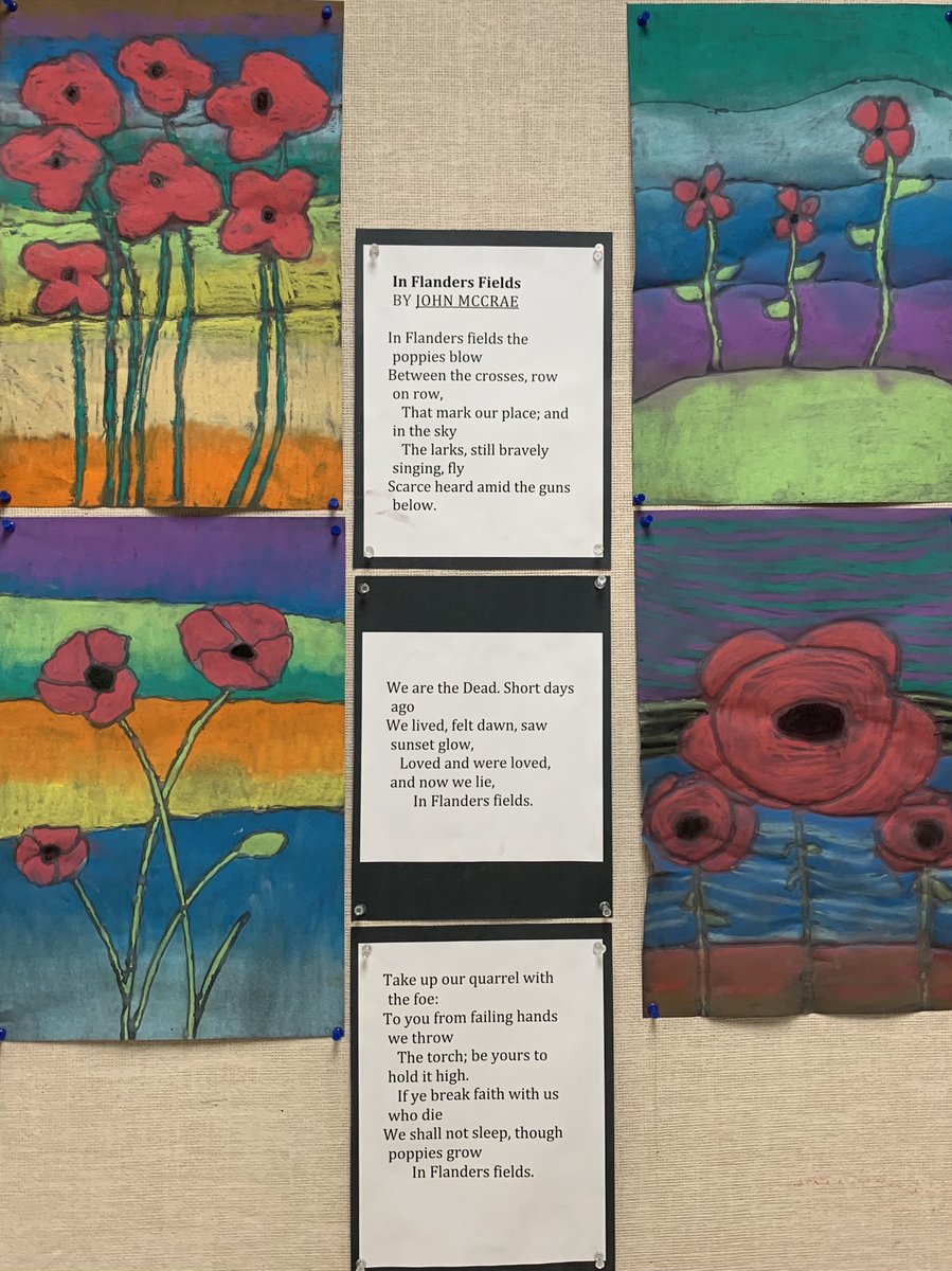 currielibrary2's tweet photo. Remembrance Day events and artwork #LestWeForget @CurrieAllStars https://t.co/ri7HxcPXvJ