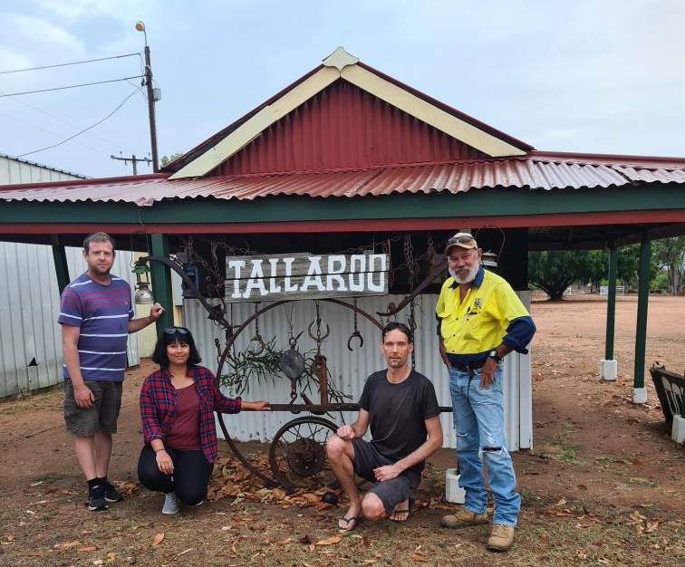 ChristianRinke's tweet photo. A big Thank You to the Ewamian people and everyone at #Talaroo Station for their hospitality, esp. Sharon, Hans, Tristan, and JR!
We had an amazing sampling trip and are excited to analyse the microbial hot spring communities! @aprabhu90 @paulxevans and @ChristianRinke https://t.co/DDMQilsihf