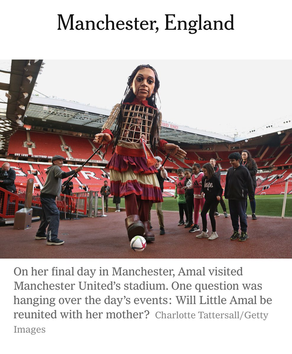 AmritaLamsal's tweet image. It’s not only the art, it’s beautifully written the heart wrenching story of the #Refugees’s #Plight
“It’s someone who loses their family and is walking on foot to find them.” 

nytimes.com/2021/11/10/the…