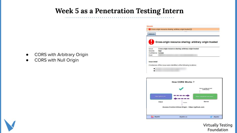 dotinfosec's tweet photo. As a Penetration Testing Intern at @VTFoundation , I learned this week about CORS. Glad it was also quite a break from the usual.

#VTfoundation #VTFOct21 #internships https://t.co/MF3AmP6aEZ