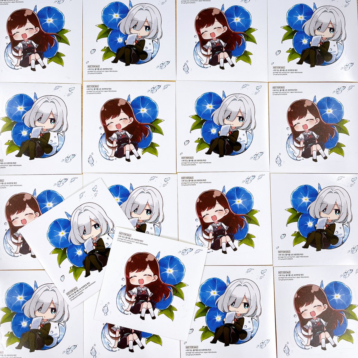 翻訳版紹介】 ゆあま先生の「君と綴るうたかた」韓国語版1巻が届きまし