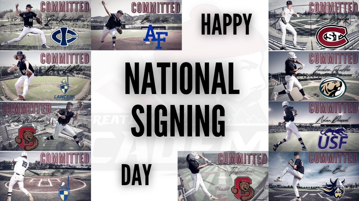 Happy National Signing Day to these senior athletes! Congrats!!

-
#lumberjacks #greatlakesbaseball #nationalsigningday #travelbaseball #fallbaseball #defense #baseball #mnbaseball #youthbaseball #baseballlife #baseballtraining #athlete #baseballplayers #baseballlove #seniorsjosh