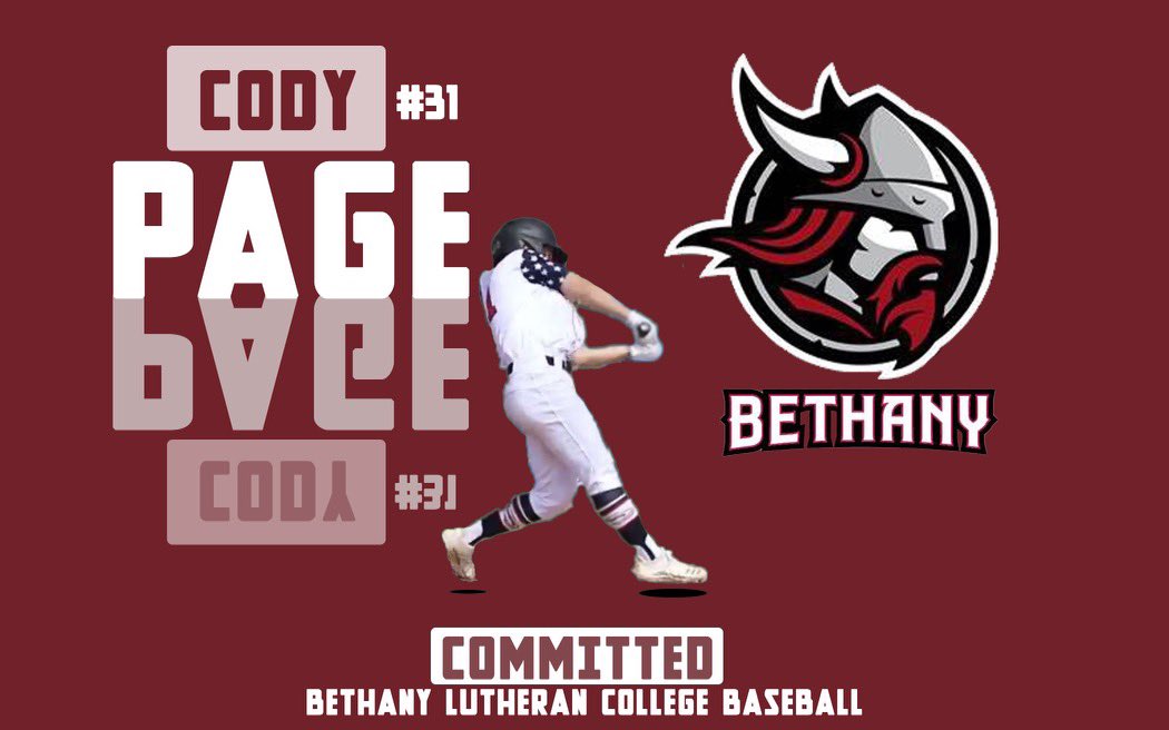 I am beyond blessed to announce my commitment to Bethany Lutheran College!! I would like to thank all of my family, coaches, and friends who have helped me throughout my journey. Go Vikings!! <a href="/ryankragh/">Ryan Kragh</a> @Altitudebbal <a href="/CTHS_Baseball/">Cherokee Trail Baseball</a>