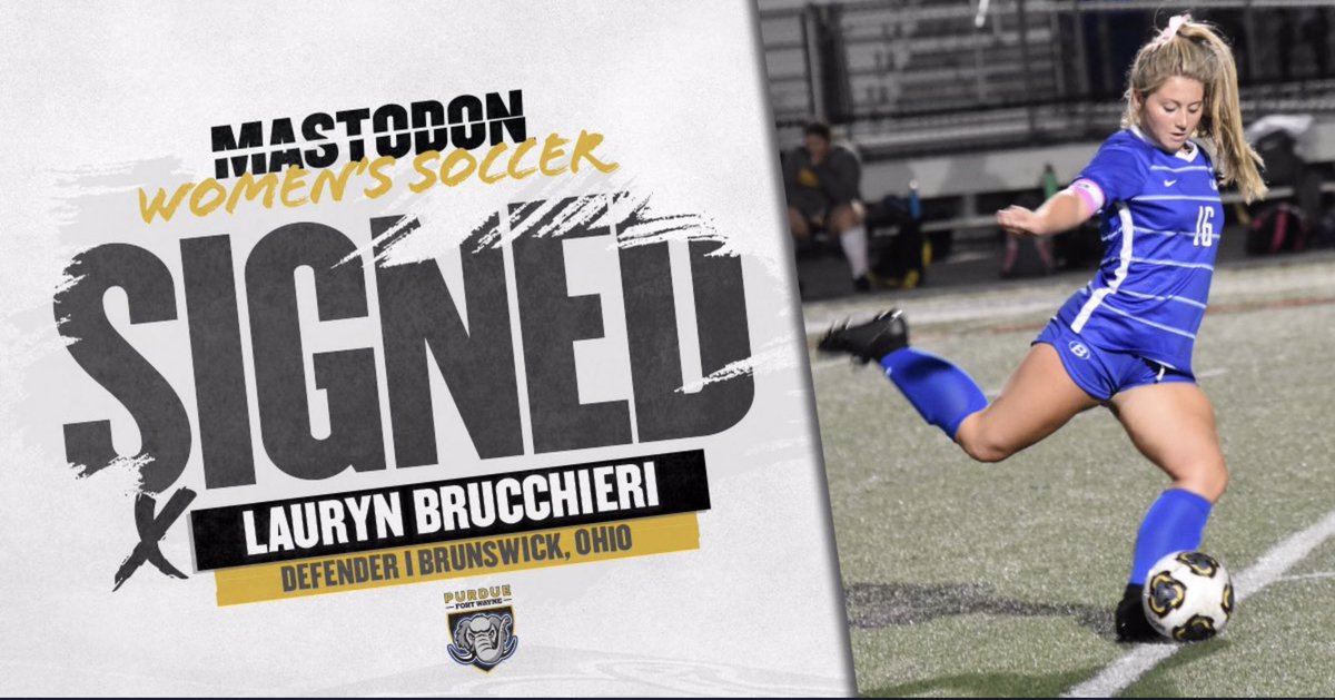 AS3soccer's tweet photo. SIGNING DAY ALERT! Congrats to our 03/04 GA team defender Lauryn Brucchieri on her official signing with Purdue Ft Wayne today. Lu is a dynamic and smart defender and will take notice in the Horizon league. We are so proud and excited for you Lauryn!
#FCEvoD1NCAA #weplayfor3 https://t.co/Wa7BCwWeu1
