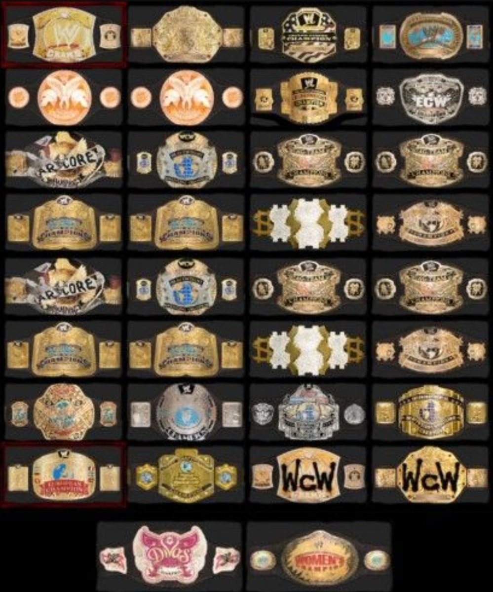 SJPWorldMedia's tweet photo. 💥🔥 LETS TALK TITLES! 🔥💥
World Title? Womens title? Tag title?
US Championship, Intercontinental Championship...
#WCW, #TNA, #NWA, #WCW, #jJAPAN, #ROH, #ECW all the belts!!!!
What do you love? What was horrible? Let us know!! https://t.co/GYLzES8sML