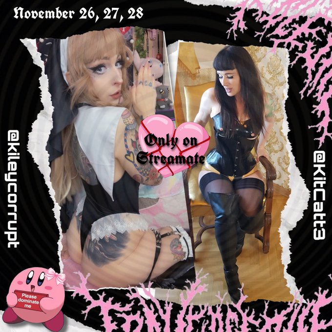 It&rsquo;s official ✨ come let us make you suffer 🖤 we&rsquo;ll be streaming on her account so sign up at https://t<a href="/tag/smcontest"class="tags"><span>#smcontest</span></a>