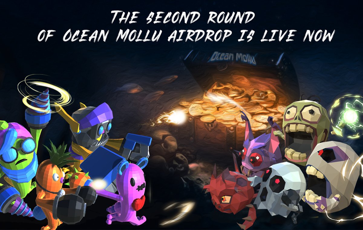 💥The second round of Ocean Mollu #airdrop is live now！

🎁 ℝ𝕖𝕨𝕒𝕣𝕕 : NFT Blind Boxes+$USDT

🌈 Special : Invitation will get More NFT

🏆 Winners : TOP3 will get extra $USDT rewards 

👇Follow steps on the Airdrop Link : 
gleam.io/competitions/B…
