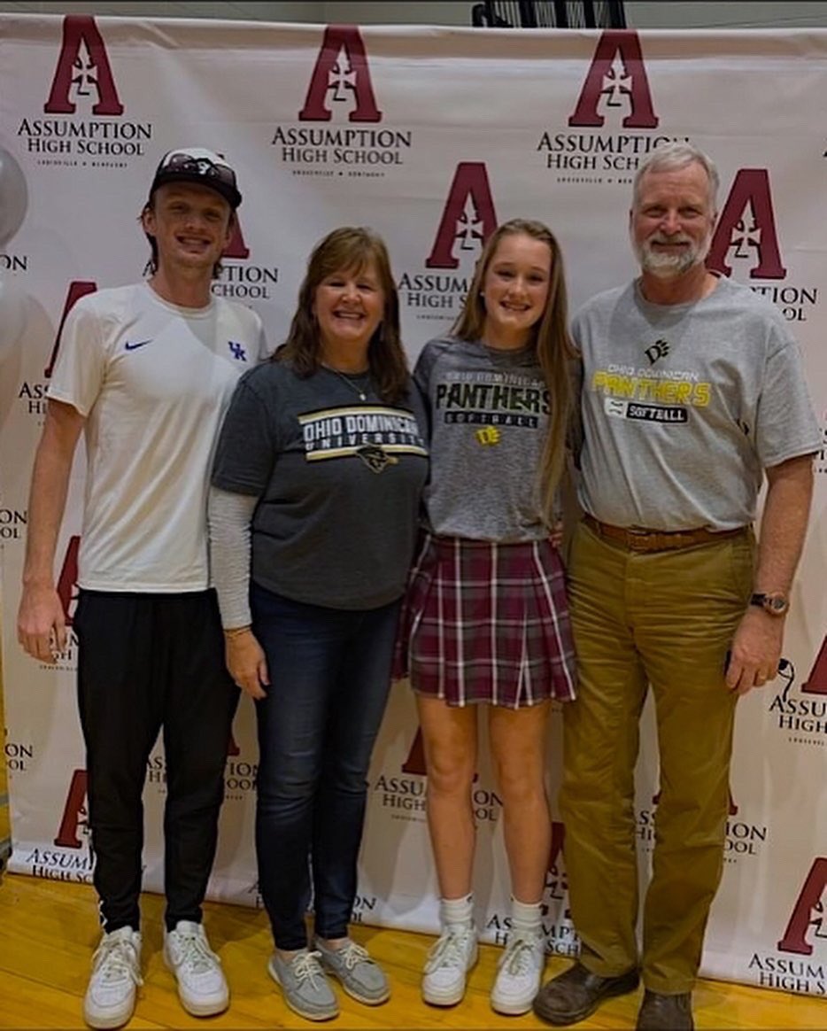 I am officially a Panther🤍💛 Thank you to everyone who came out and supported me!! <a href="/cait_bone3/">Caitlin Gambone</a> <a href="/ODU_Softball/">Ohio Dominican Softball</a>