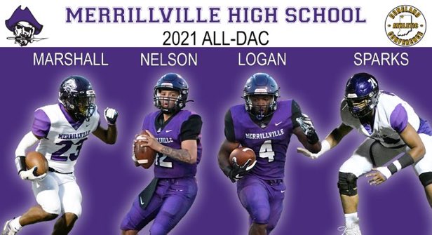 Congrats to <a href="/mhspiratefball/">MerrillvilleFootball</a> offensive players @TankL_ <a href="/angel_nelson12/">Angel nelson</a> <a href="/Theo_sparks74/">Theodore Sparks</a> @Justinjusto10 on being named All-DAC!