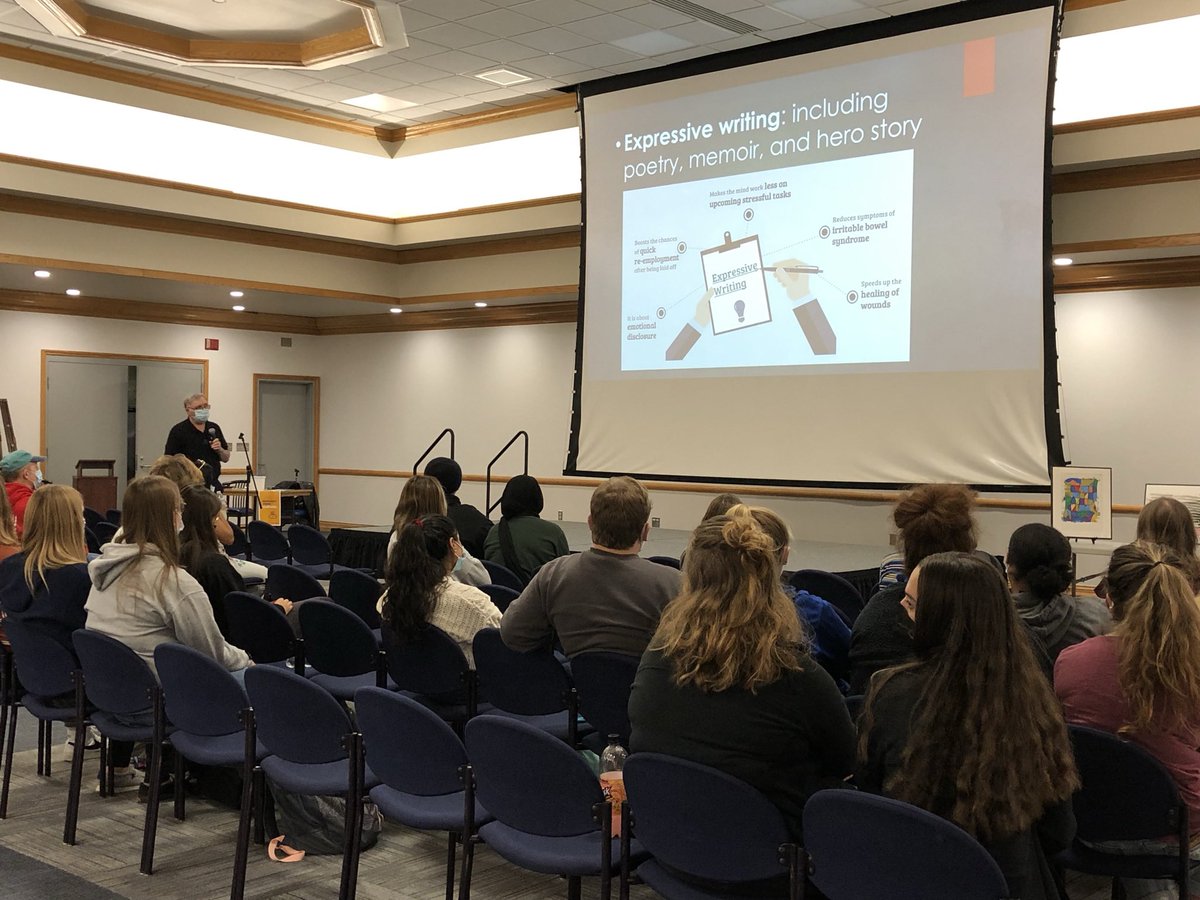 SPittjohnstown's tweet photo. Tonight, Dr. Donald Talbot visited Pitt-Johnstown and talked to us about his community engagements. https://t.co/i5iHFPTWAa