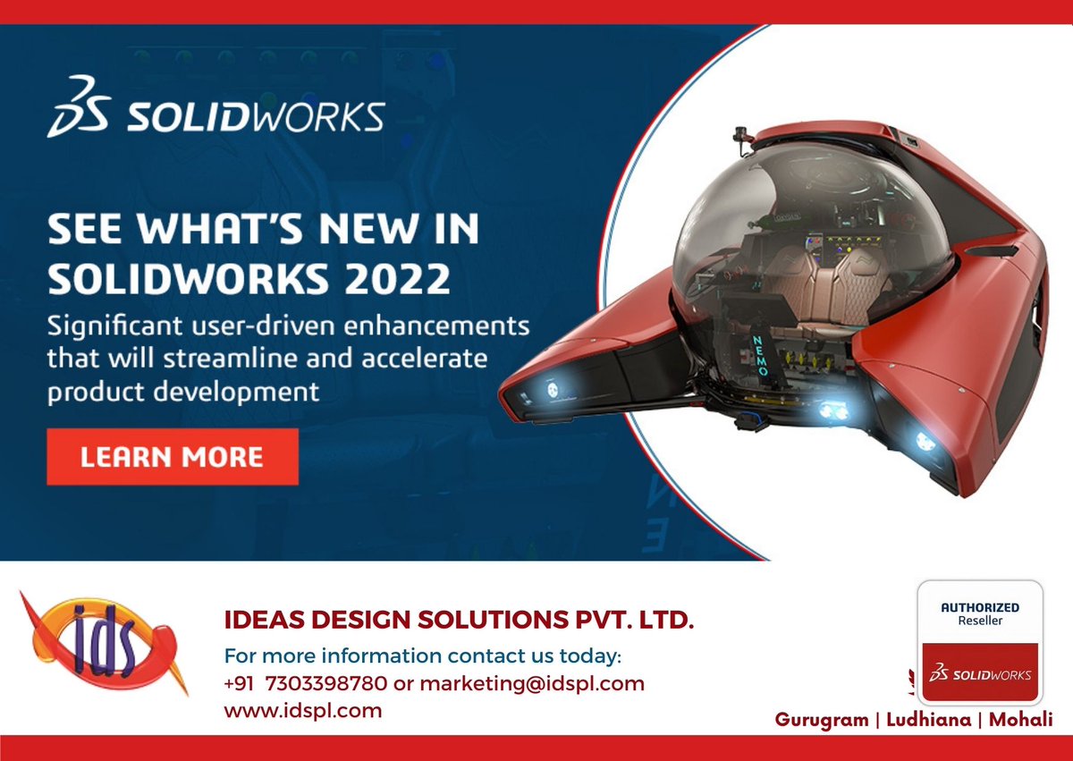 idspl's tweet photo. Leverage SOLIDWORKS® Data by Connecting to 3DEXPERIENCE® Works Design Tools

https://t.co/cFkSJpX7sZ

#Idspl #SOLIDWORKS #CAD #Cloud #DataMangement #3DExperience #SWX2022 https://t.co/szZ89viSR4