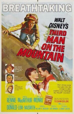 🎬MOVIE HISTORY: 62 years ago today, November 10, 1959, the movie ‘Third Man on the Mountain’ opened in theaters!

#MichaelRennie #JamesMacArthur #JanetMunro #JamesDonald #HerbertLom #LaurenceNaismith #LeePatterson #WalterFitzgerald #NoraSwinburne #FerdyMayne #Disney