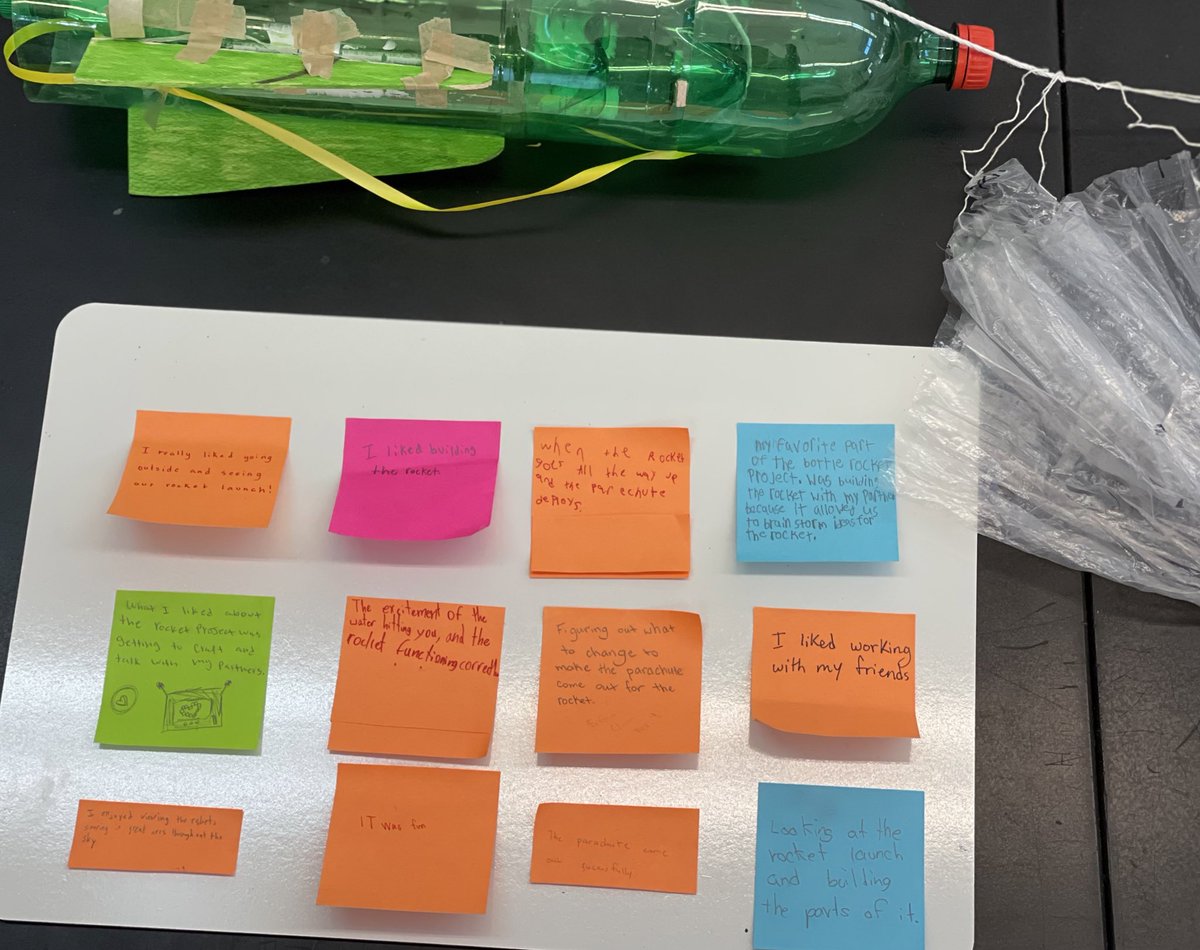 shobica_wadhwa's tweet photo. Students sharing what they enjoyed during the #bottlerocket project #SharingLearningJourney #StudentVoiceMatters #CollaborativePartnership #EngineerinMe @mannms_sdusd https://t.co/B0rU1DyCMd