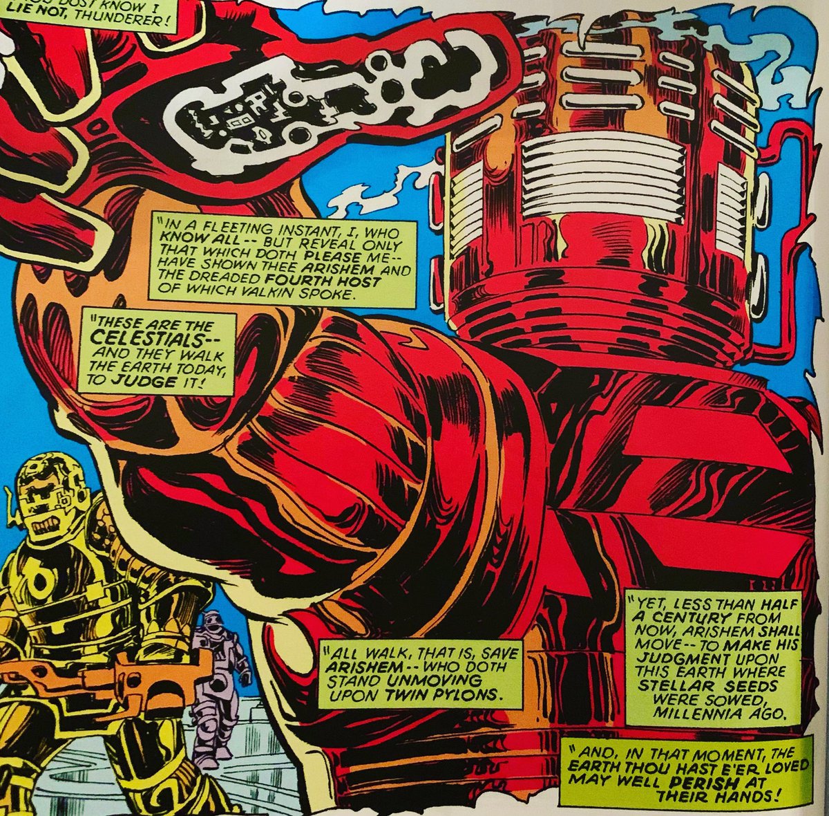 dano_cosmic's tweet photo. #ArishemTheJudge
✨
#Thor Annual #7 (Vol. 1, 1978)
✨
W-#RoyThomas,A-#WaltSimonson,I-#ErnieChan,C-#GlynisWein,L-#TomOrzechowski
✨
#Marvel #Arishem #FourthHost #Celestials #MarvelComics #JackKirby #MarvelCosmic https://t.co/VI9Ljr9Pxg