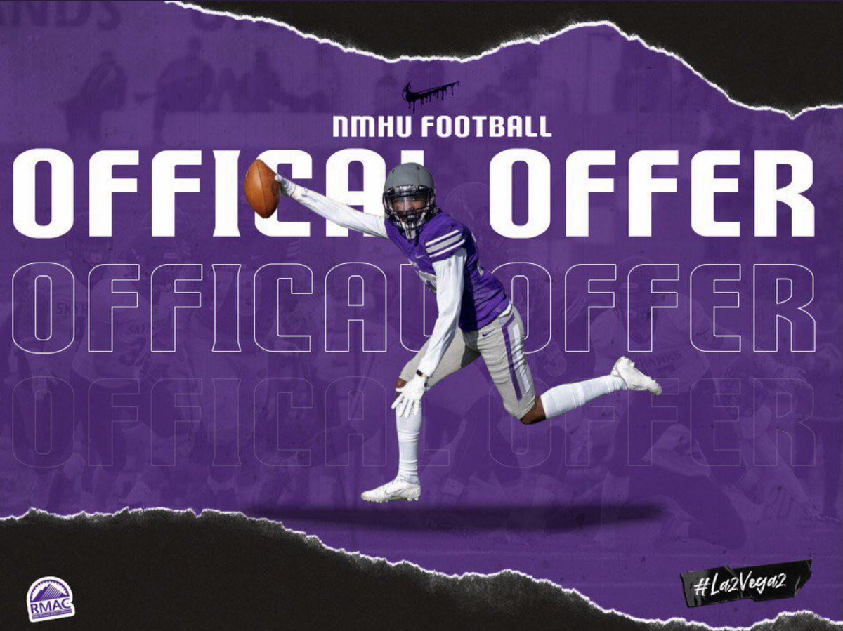 After a great talk with <a href="/coachasuega/">Coach Asuega Recruiting Page</a> I am blessed to receive a offer from New Mexico Highlands University!