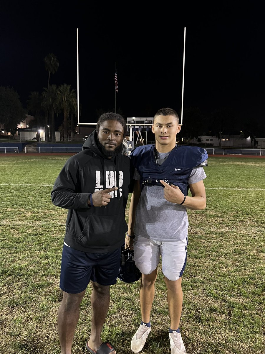 Aquinas_Falcons's tweet photo. When the 🐐 stops by to congratulate you, you get a flick 👀 #Tradition #FAST #Brotherhood https://t.co/WiroaRaCDC