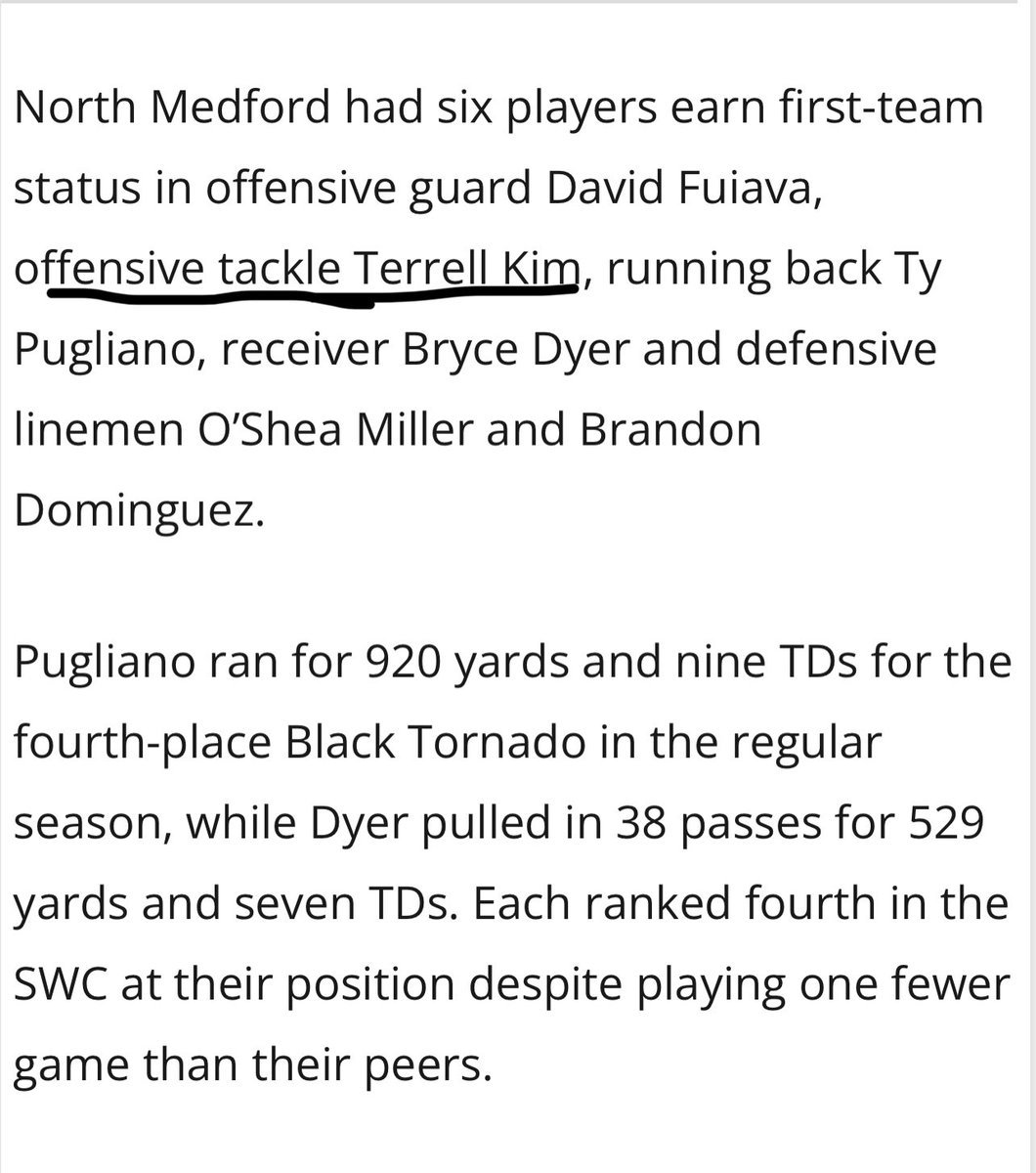 Terrell_Kim75's tweet photo. Blessed to be first team all conference!❤️ @NMBlackTornado @BrandonHuffman #badboys https://t.co/HYOeBK3LTv