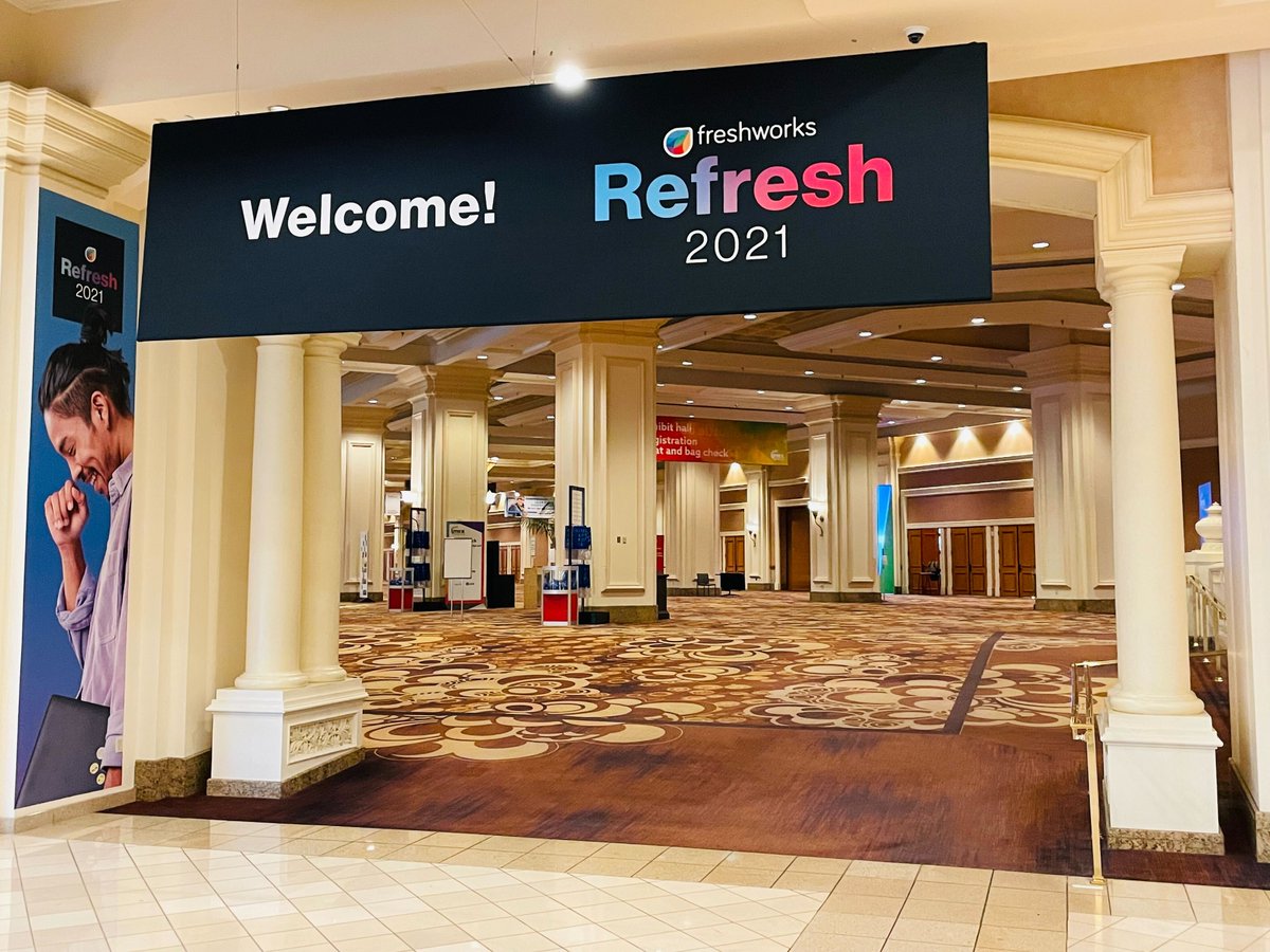 FreshworksInc's tweet photo. This is not a drill! #Refresh2021 is less than 24 hours away, but you still have time to register. 

Don’t panic, stay #fresh, click here: https://t.co/2MEPzAQduB https://t.co/YFQ9EPG1rk