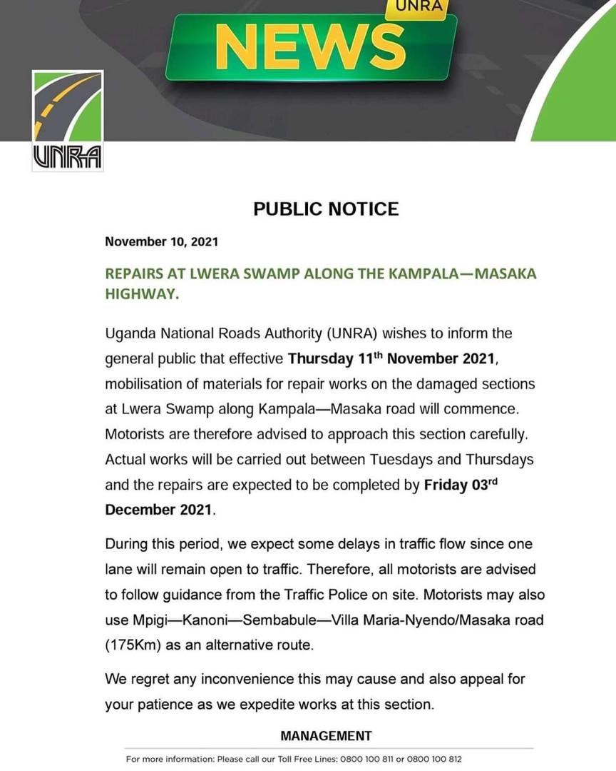 techtroniqs's tweet photo. #Caution Masaka highway 🛣 users https://t.co/VQymk9XF3S