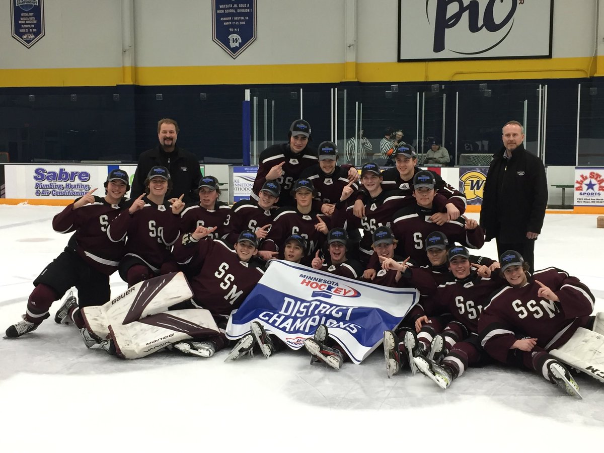 MinnHockey's tweet photo. Congratulations to the Shattuck-St. Mary’s Youth Tier I 16U team on earning a bid to #USAHNationals with a win over the Blue Ox! https://t.co/QnowCYEXmj