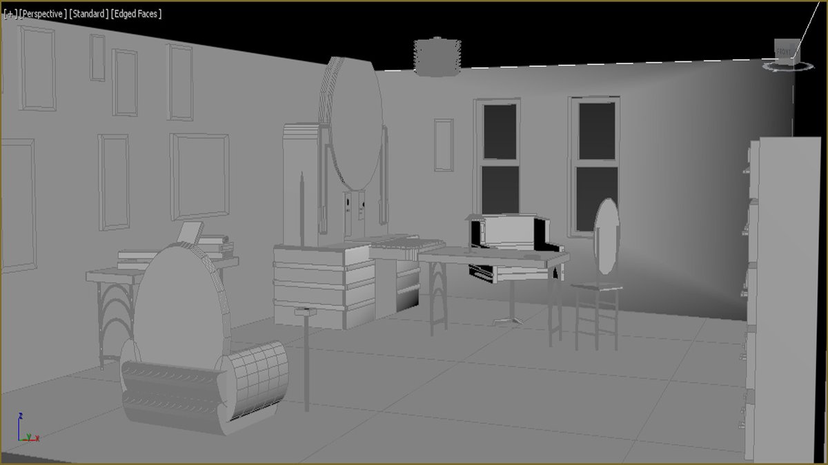 gabriel76364705's tweet photo. Some #blockouts based on  one my favorite game of all time: Grim Fandango, this little #greybox shows Manny Calavera's Office. #leveldesign https://t.co/hQXvexbXjk