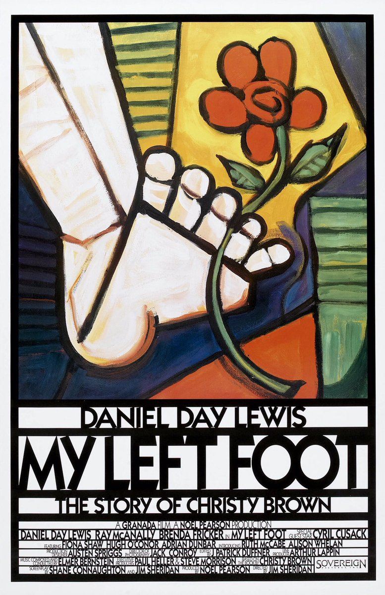 FilmNewsNos's tweet photo. 🎬MOVIE HISTORY: 32 years ago today, November 10, 1989, the movie ‘My Left Foot’ opened in theaters!
#DanielDayLewis #BrendaFricker #RayMcAnally #FionaShaw #KirstenSheridan #AlisonWhelan #CyrilCusack #PhelimDrew #EileenColgan #HughOConnor https://t.co/7I5kdCDzVO
