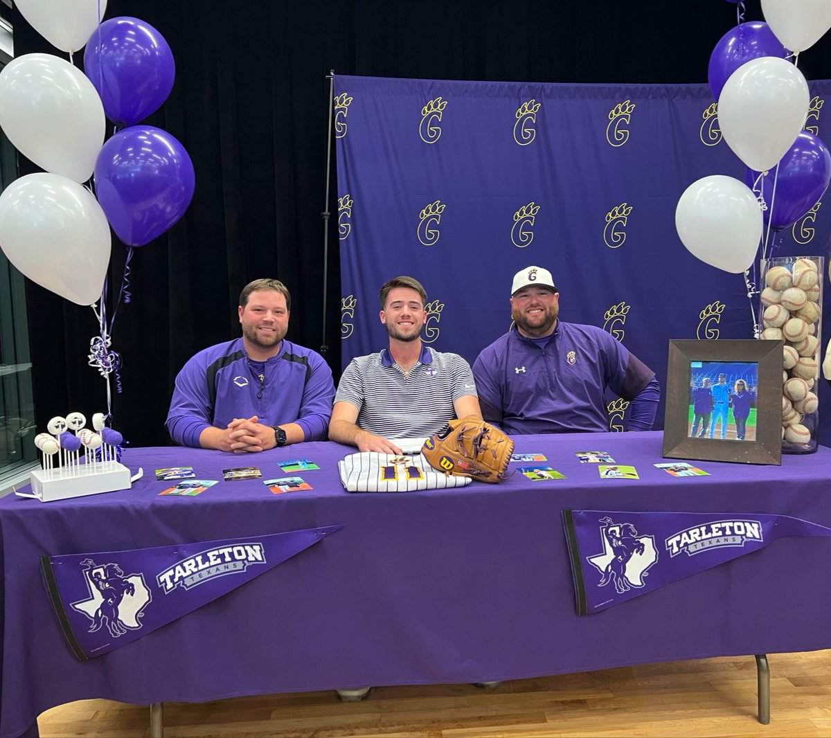 GodleyBaseball's tweet photo. Today @lmckittrick21 signed with Tarleton State University.  We couldn’t be more proud of you and your accomplishments.  We can’t wait for one last ride this season!  Let’s Get It!!

#D1Wildcats
#WildcatBaseball https://t.co/NTN4vOrXuM