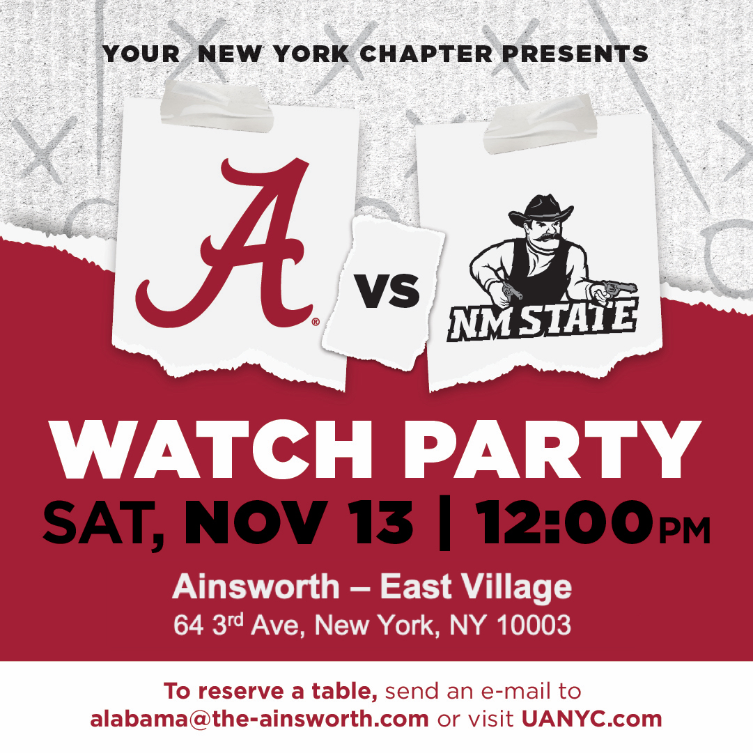 Reservations now open for this Saturday’s game watch at <a href="/TheAinsworth/">The Ainsworth</a> East Village. Priority given to active members so hit UANYC.com to ensure your spot!
