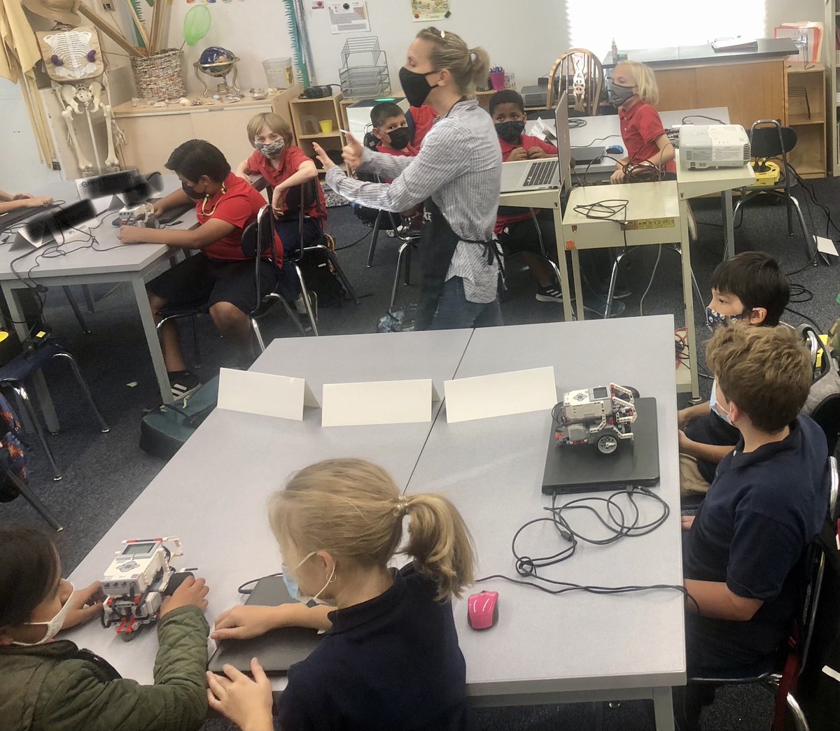 Today was our first robotics club meeting <a href="/EmersonLBUSD/">Emerson Parkside Academy</a>. So grateful to Shared Science for bringing this STEM program to our 4th and 5th graders. #EmersonEagles #ProudtobeLBUSD