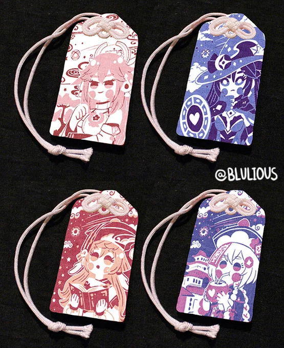 Winter Genshin Charms! Hoping they arrive sometime for Christmas? 🎄🙏 
