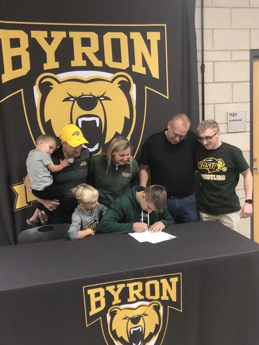 TomCardinal4's tweet image. Signed, Sealed, and Delivered!  Congratulations to Maxwell Petersen on signing his National Letter of Intent to compete for NDSU Wrestling🤘 We are so proud of all you have accomplished and looking forward to all the future holds for you.