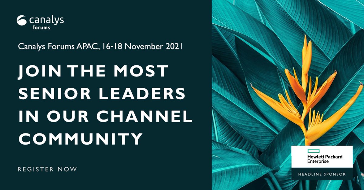 HPE_APAC's tweet image. Join #HPE &amp;amp; APAC channel community at Canalys Forum APAC 2021, 16-18 Nov, for some live discussions on cloud, future office and channel ecosystem. 

Register to get the #CanalysForums21 Expert Hub session calendar 👉 hpe.to/6016JbkNK
#PartnershipFirst #WeAreHPE @Canalys