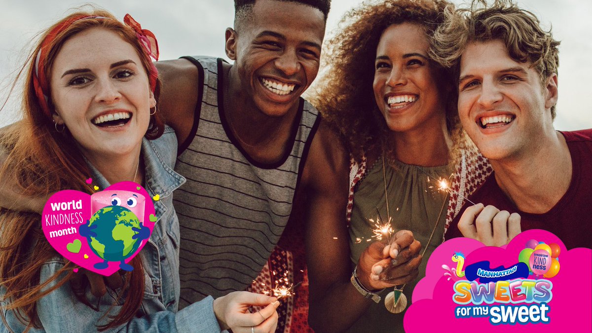 ManhattanSa's tweet photo. In a couple of days the world will be lit with kindness 🌟 What 5 sweet deeds will you perform to spread the positive vibes as we head towards #WorldKindnessDay?
#SweetsForMySweets #InspiringKindness #BeKind #BeKindAlways https://t.co/uSUUatIUUc
