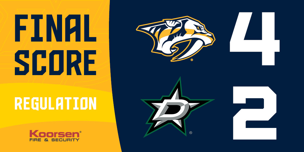 PredsNHL's tweet photo. Consider Texas officially messed with

@koorsenfire | #Preds https://t.co/hIDgwTlLn3