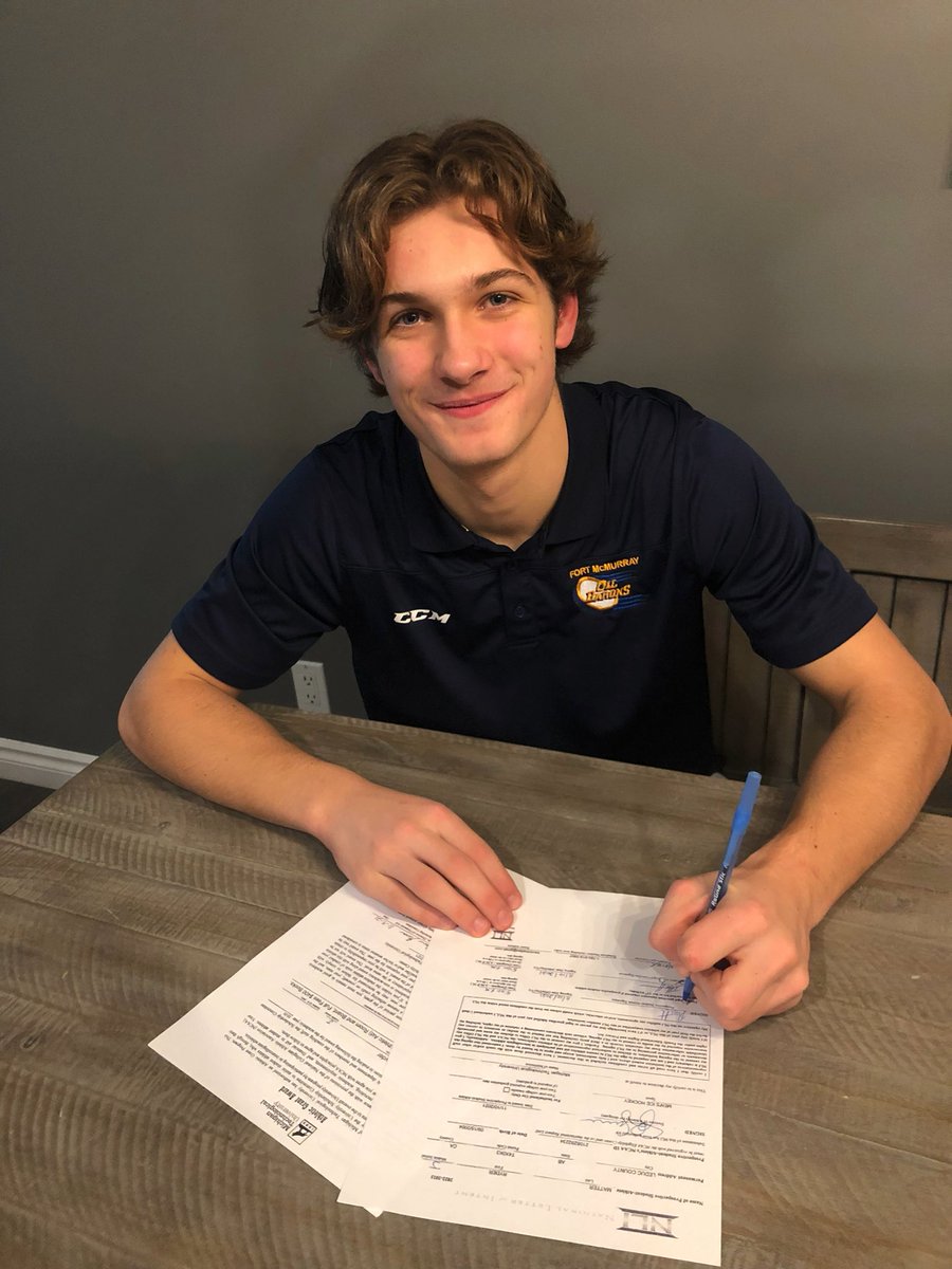 Thunder Creek Hockey (@thundercreekhky) on Twitter photo Ryder Matter (<a href="/MatterRyder/">Ryder Matter</a>) signed his NLI to play <a href="/mtuhky/">Michigan Tech Hockey</a> today. Congrats Ryder. <a href="/MOBHockey/">McMurray Oil Barons</a> <a href="/TheAJHL/">TheAJHL</a> Ryder Matter (<a href="/MatterRyder/">Ryder Matter</a>) signed his NLI to play <a href="/mtuhky/">Michigan Tech Hockey</a> today. Congrats Ryder. <a href="/MOBHockey/">McMurray Oil Barons</a> <a href="/TheAJHL/">TheAJHL</a>