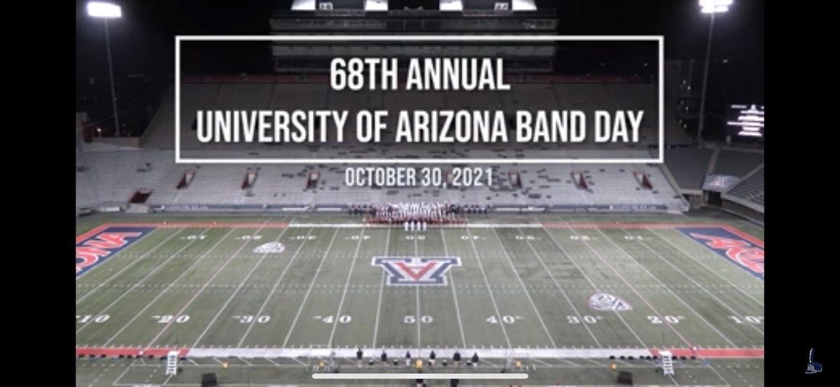 prideofarizona's tweet photo. Here it is!! Our 68th Annual University of Arizona Band Day performance…PANIC! AT THE DISCO!!! ❤️💙 We hope you all enjoy our show! We had an absolute BLAST learning and performing these amazing songs! Bear Down! @brendonurie @panicatthedisco 

https://t.co/mzPFKunlwX https://t.co/muF941ALUP