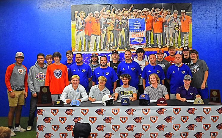 Randleman Baseball on X: Congrats to Trey Way, Kaden Ethier, Brooks Brannon,  Braylen Hayes, and Ryan White on signing their #NLI to play baseball at the  next level. #Randlewin  / X